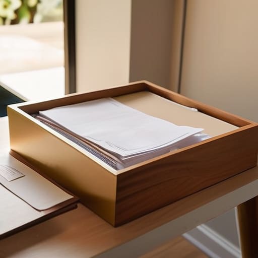 Finding Your Rhythm with organized paperwork.
