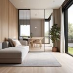 How to make a small room look bigger.