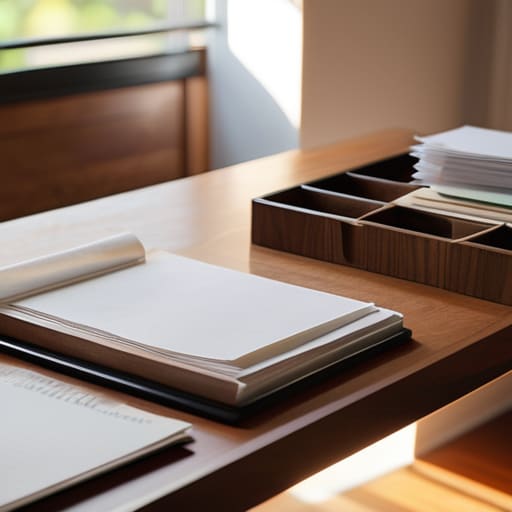 How to organize paperwork with a system.