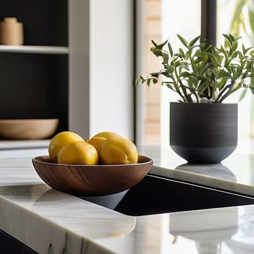 Kitchen organization ideas for clear counters.