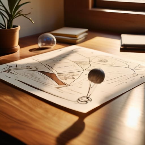 Effective idea organization using mind mapping.