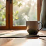 Simple morning routine for wellness ritual.