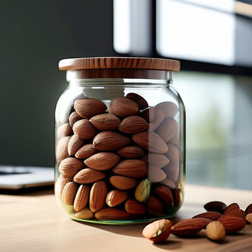 The Nut and Seed Grab-Bag jars.