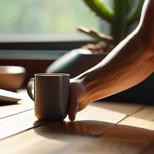 Quick desk stretches to relieve tension.