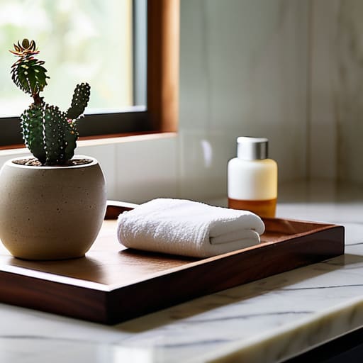 Finding Your Flow through organized bathroom storage.