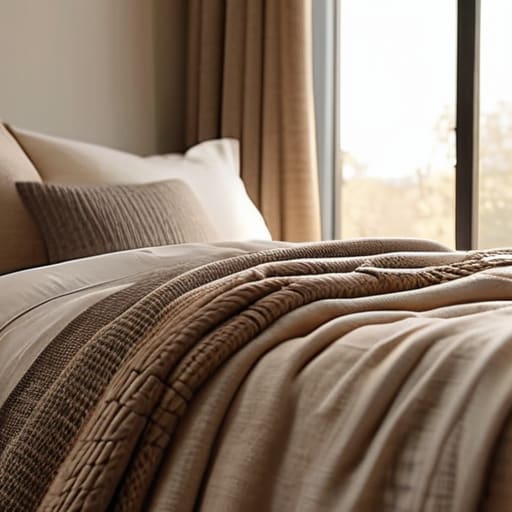 Invest in better textures for bedding.